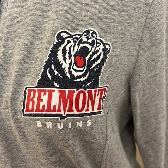 Champion Belmont Bruins Cotton/Spandex Women's Half-zip Sweater, Sz. L. - Picture 3 of 10